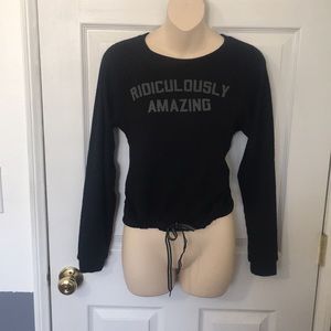 NWT black soft  sweater. Size medium.
